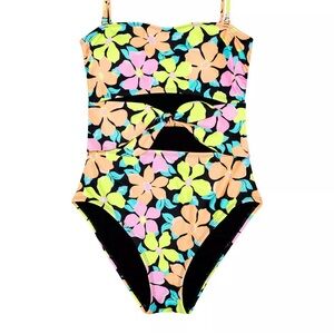 NWT Ninety-Nine Bandeau Cutout One-Piece Swimsuit. Size medium